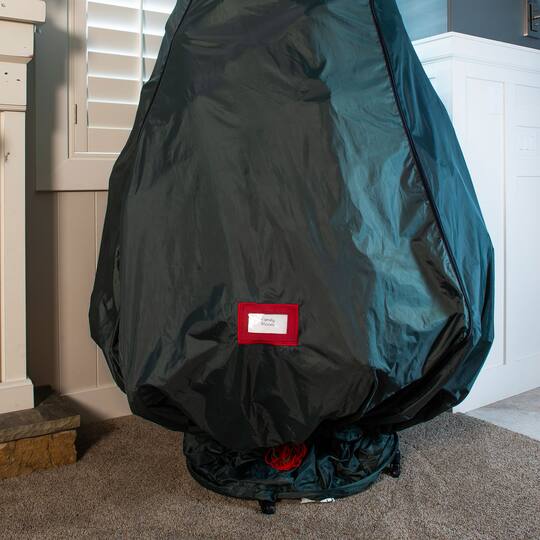 TreeKeeper 7-9ft. Upright Assembled Christmas Tree Bag with Wheels